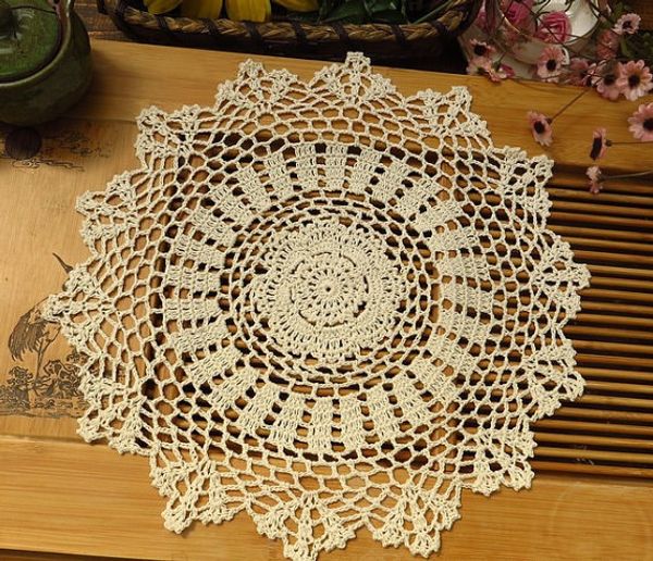 wholesale- 6pcs13.8 " r crochet beige doilies handmade round doilies for home decor, crochet centerpiece, table mat, coasters. size opt
wholesale- 6pcs13.8 " r crochet beige doilies handmade round doilies for home decor, crochet centerpiece, table mat, coasters. size opt
