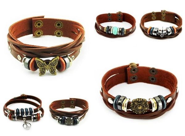 brand new - selling cowhide bead rivet alloy pendant leather bracelet fb232 mix order 20 pieces a lot charm bracelets, Golden;silver
brand new - selling cowhide bead rivet alloy pendant leather bracelet fb232 mix order 20 pieces a lot charm bracelets, Golden;silver