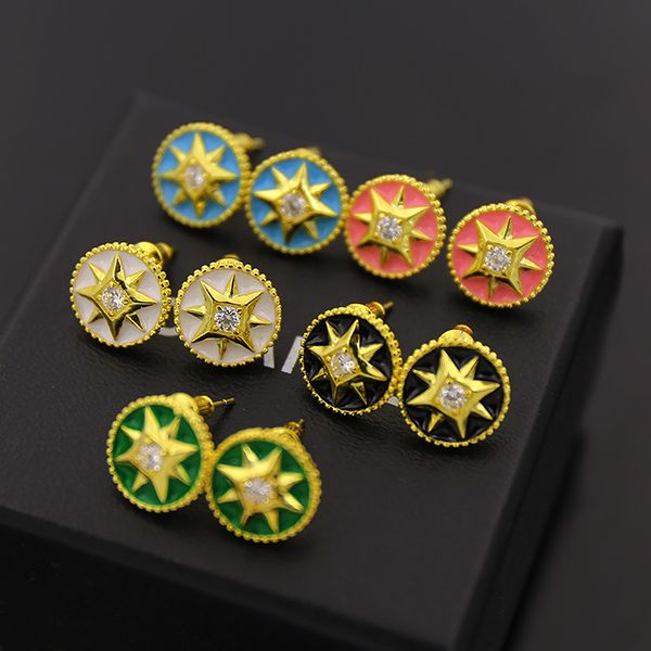 fashion accessories ear nail manufacturer straight sets of fine copper plated round star dish drop oil stud earrings designer earrings, Golden;silver
fashion accessories ear nail manufacturer straight sets of fine copper plated round star dish drop oil stud earrings designer earrings, Golden;silver