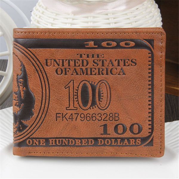 wholesale- us dollar bill wallet men women brown pu leather wallet holder bifold purse leather purse, Red;black
wholesale- us dollar bill wallet men women brown pu leather wallet holder bifold purse leather purse, Red;black