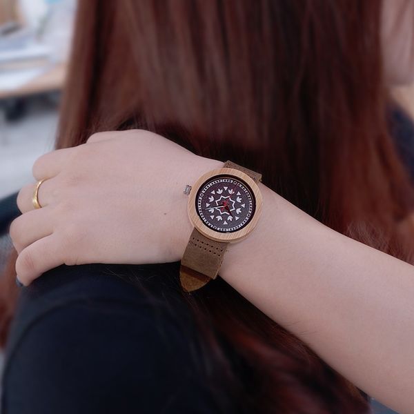 with ladies wooden handcraft color watches fashion bobo with and women print dial face bird leather box gift strap wqrmu, Slivery;brown
with ladies wooden handcraft color watches fashion bobo with and women print dial face bird leather box gift strap wqrmu, Slivery;brown