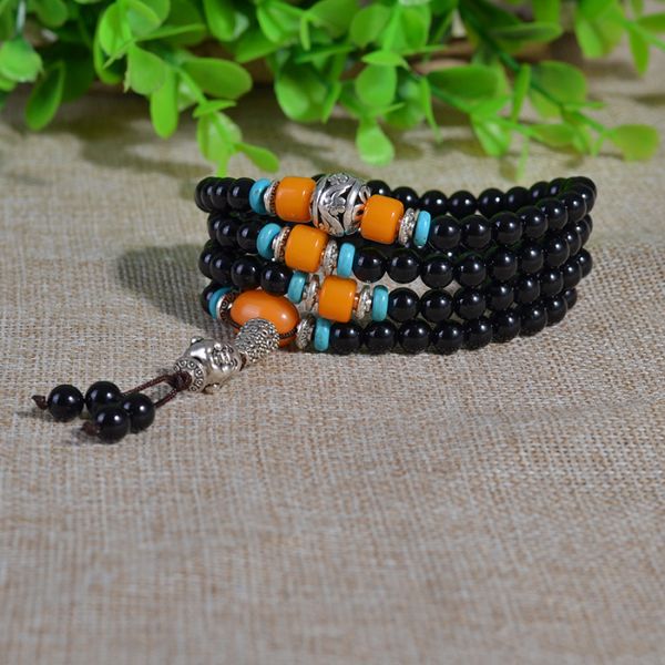 2018 new style bracelet korean version of the agate male and female couple beads bracelet buddha bracelet, Black
2018 new style bracelet korean version of the agate male and female couple beads bracelet buddha bracelet, Black
