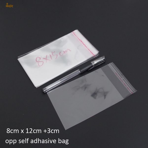500pcs/lot clear resealable bopp/poly/cellophane bags 8x15 cm transparent opp gift plastic packaging bags self adhesive seal
500pcs/lot clear resealable bopp/poly/cellophane bags 8x15 cm transparent opp gift plastic packaging bags self adhesive seal