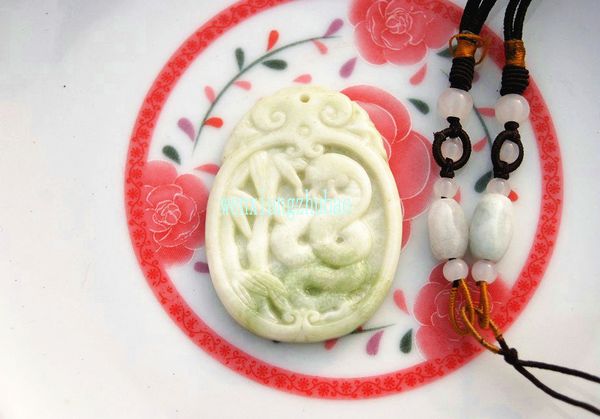 the natural white jade that is carved by hand. silver snake dish bamboo (rising up). talisman necklace pendant
the natural white jade that is carved by hand. silver snake dish bamboo (rising up). talisman necklace pendant