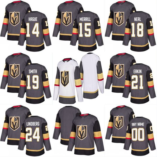 2017-18 New Season 14 Nicolas Hague 15 Jon Merrill 18 James Neal 19 Reilly Smith Vegas Golden Knights Custom Hockey Jerseys
2017-18 New Season 14 Nicolas Hague 15 Jon Merrill 18 James Neal 19 Reilly Smith Vegas Golden Knights Custom Hockey Jerseys
