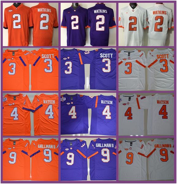 NCAA Clemson Tigers Jerseys College 2 Sammy Watkins Jersey 9 Wayne Gallman 4 Deshaun Watson 3 Artavis Scott White Purple Orange
NCAA Clemson Tigers Jerseys College 2 Sammy Watkins Jersey 9 Wayne Gallman 4 Deshaun Watson 3 Artavis Scott White Purple Orange