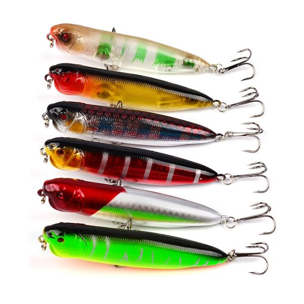 shallow swimming artificial popper pencil lures 9cm 11.8g water diving fishing bait 6# high carbon steel hooks
shallow swimming artificial popper pencil lures 9cm 11.8g water diving fishing bait 6# high carbon steel hooks