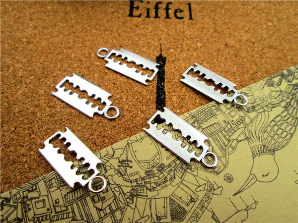 75pcs-- razor blade charms antique tibetan silver razor blade charms pendants ,diy supplies 17x8mm, Bronze;silver
75pcs-- razor blade charms antique tibetan silver razor blade charms pendants ,diy supplies 17x8mm, Bronze;silver