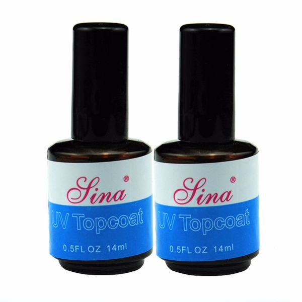 

wholesale- 2016 2pcs uv oat coat seal glue acrylic nail art uv gel polish gloss finish coat gel long lasting nail tips, Red;pink