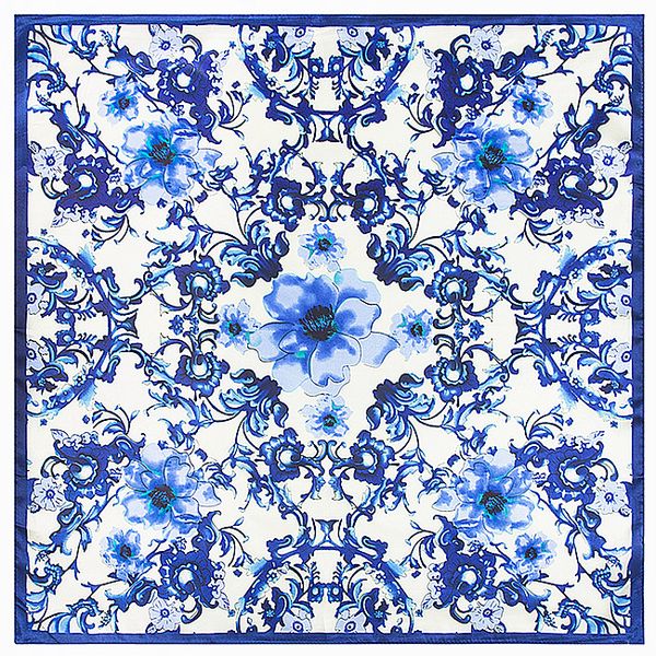 wholesale- 60cm * 60cm new chinese style retro blue and white porcelain lady silk scarf small simulation, Blue;gray
wholesale- 60cm * 60cm new chinese style retro blue and white porcelain lady silk scarf small simulation, Blue;gray