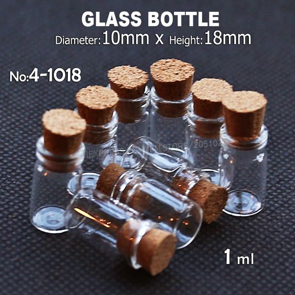 wholesale- 10pcs/lot 1ml 10x18mm clear mini bottles glass cork ser jars for diy message sample perfume nail art beads vials container
wholesale- 10pcs/lot 1ml 10x18mm clear mini bottles glass cork ser jars for diy message sample perfume nail art beads vials container