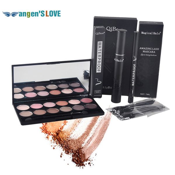 wholesale- 1 set qieyes makeup set mascara + eyeliner + eyeshadow + eyelash makeup brush magical halo mascara make up kits
wholesale- 1 set qieyes makeup set mascara + eyeliner + eyeshadow + eyelash makeup brush magical halo mascara make up kits