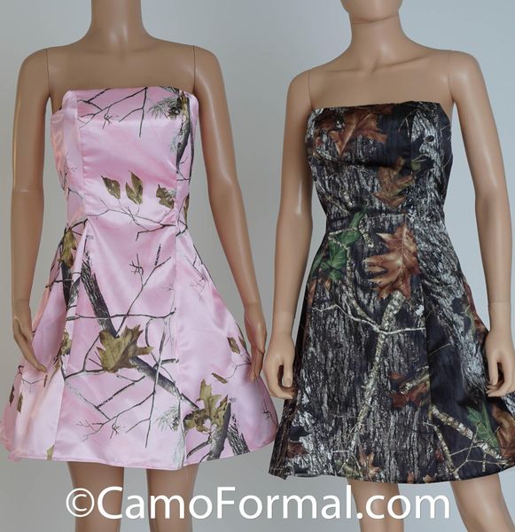 in stock camo bridesmaid dresses short satin strapless wedding party gown satin camo formal prom dresses, Red;white
in stock camo bridesmaid dresses short satin strapless wedding party gown satin camo formal prom dresses, Red;white