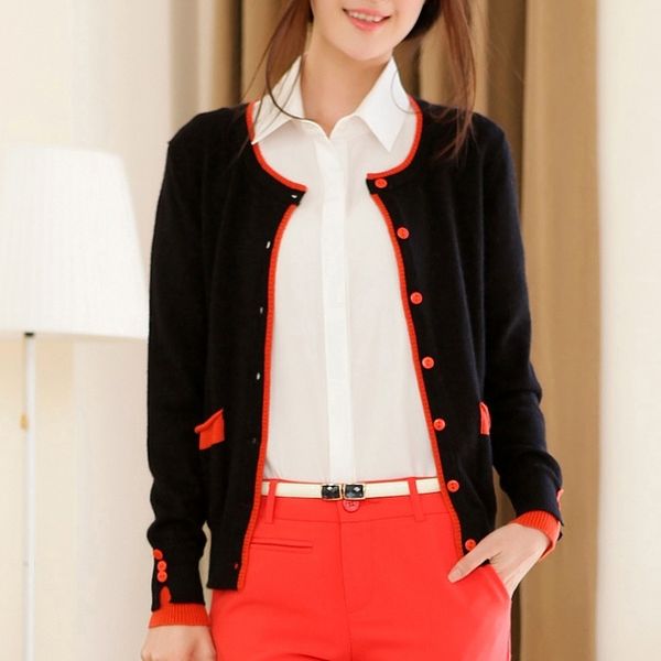 wholesale-selling women's 2016 autumn and winter cashmere cardigan sleeves slim casual sweater outerwear, White;black
wholesale-selling women's 2016 autumn and winter cashmere cardigan sleeves slim casual sweater outerwear, White;black