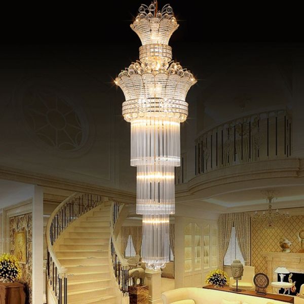 Chandelier factory price luxury golden royal high end k9 cry tal chandelier duplex hotel lobby tair villa led chandelier with bulb
Chandelier factory price luxury golden royal high end k9 cry tal chandelier duplex hotel lobby tair villa led chandelier with bulb
