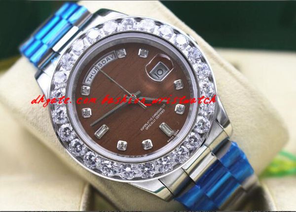2017 luxury wristwatch mens 18k white gold 41mm chocolate bigger diamonds watch automatic mechanical movement men's watch, Slivery;brown
2017 luxury wristwatch mens 18k white gold 41mm chocolate bigger diamonds watch automatic mechanical movement men's watch, Slivery;brown