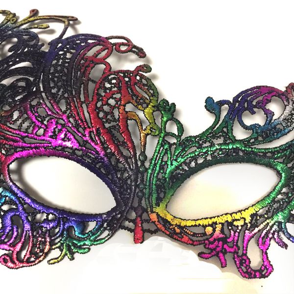 Halloween Sexy Masquerade Gilding Lace Masks Venetian Half Face Nightclub Mask Eye Mask For Cosplay Party Xmas Day