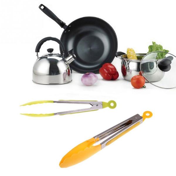 1 piece bbq tongs silicone cover handle kitchen tongs lock design barbecue clip clamp stainless steel food tongs
1 piece bbq tongs silicone cover handle kitchen tongs lock design barbecue clip clamp stainless steel food tongs