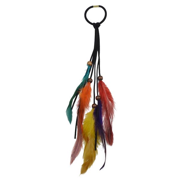 idealway new handmade leather rope colorful feather headbands wood beads boho hair accessories, Silver
idealway new handmade leather rope colorful feather headbands wood beads boho hair accessories, Silver