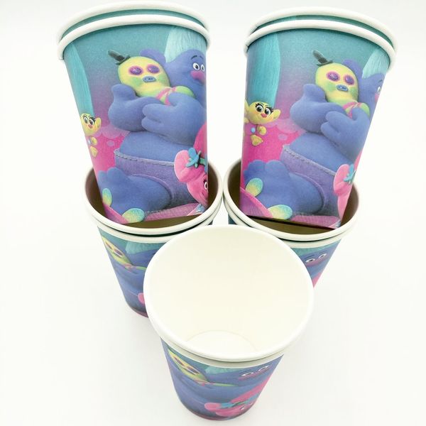 wholesale- 10pcs/set trolls cup cartoon theme party for children/girls happy birthday decoration theme party supply festival
wholesale- 10pcs/set trolls cup cartoon theme party for children/girls happy birthday decoration theme party supply festival