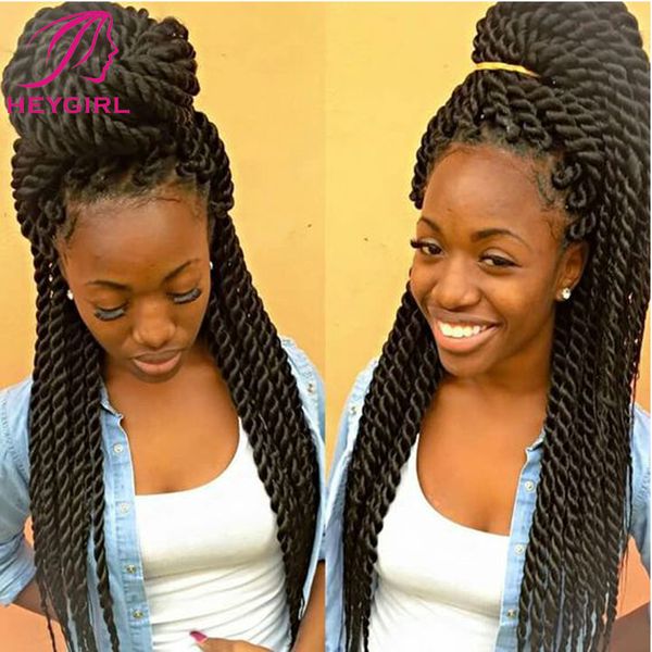 wholesale-new arrival marley hair crochet braids 12"/22'' 12roots/pack 75g/pack kanekalon havana mambo twist crochet hair ext, Black
wholesale-new arrival marley hair crochet braids 12"/22'' 12roots/pack 75g/pack kanekalon havana mambo twist crochet hair ext, Black