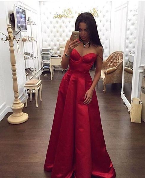 red sweetheart prom dresses a-line spaghetti-straps evening dresses design elegant evening party gowns custom, Black
red sweetheart prom dresses a-line spaghetti-straps evening dresses design elegant evening party gowns custom, Black