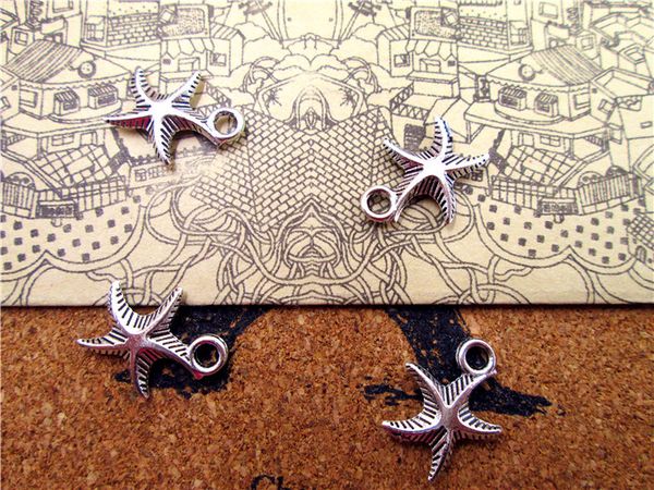 60pcs--starfish charms, antique tibetan silver 2 sided lovely mini starfish charms pendant 14x17mm, Bronze;silver
60pcs--starfish charms, antique tibetan silver 2 sided lovely mini starfish charms pendant 14x17mm, Bronze;silver