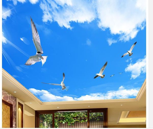 custom any 3d ceiling blue sky and white clouds mural 3d wallpaper 3d wall papers for tv backdrop
custom any 3d ceiling blue sky and white clouds mural 3d wallpaper 3d wall papers for tv backdrop