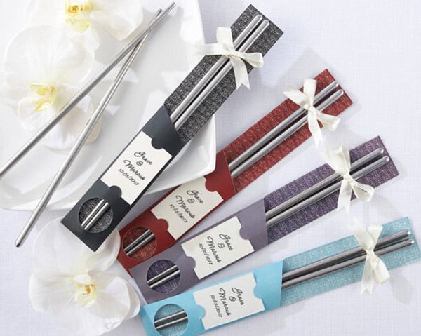 wholesale- 240pairs/lot stainless-steel chopsticks wedding chopsticks gifts for wedding business birthday hometableware
wholesale- 240pairs/lot stainless-steel chopsticks wedding chopsticks gifts for wedding business birthday hometableware