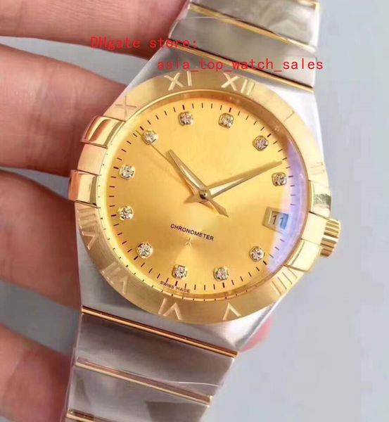 latest version luxury co-axial golden diamond dial 316l steel watchcase automatic 8500 machinery woman watches, Slivery;brown
latest version luxury co-axial golden diamond dial 316l steel watchcase automatic 8500 machinery woman watches, Slivery;brown