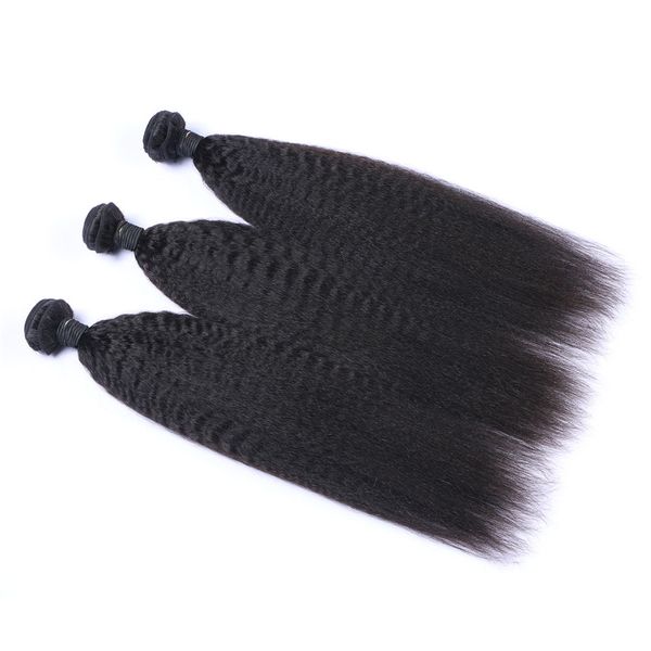 Unprocessed Indian Human Remy Virgin Hair Kinky Straight Hair Weaves Hair Extensions Natural Color 100g/bundle Double Wefts 3Bundles/lot
Unprocessed Indian Human Remy Virgin Hair Kinky Straight Hair Weaves Hair Extensions Natural Color 100g/bundle Double Wefts 3Bundles/lot