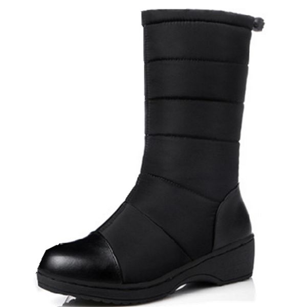 russia women boots big size 35-44 keep warm snow boots platform winter mid calf boots fashion shoes solid white color, Black
russia women boots big size 35-44 keep warm snow boots platform winter mid calf boots fashion shoes solid white color, Black