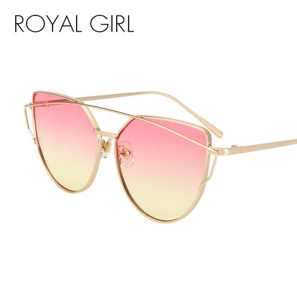 royal girl vintage women sunglasses metal frame cat eye sun glasses ombre shades ss720, White;black
royal girl vintage women sunglasses metal frame cat eye sun glasses ombre shades ss720, White;black