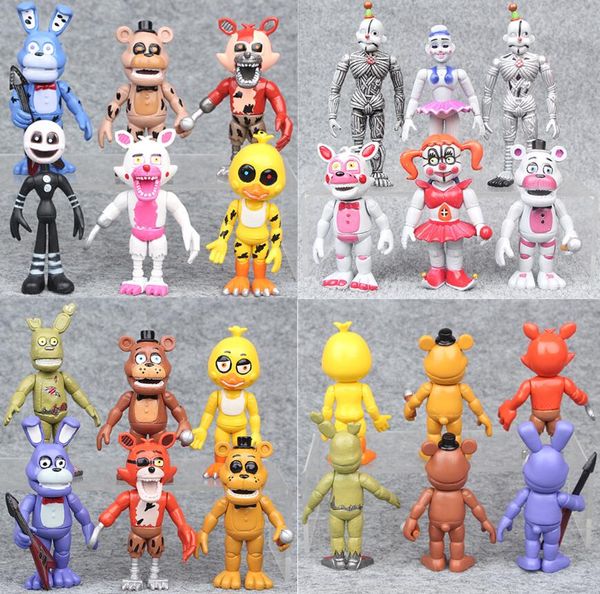 18pcs / lot 10cm five nights at freddy pvc action figure toy bonnie foxy chica freddy doll action toy figure gifts for kids ing
18pcs / lot 10cm five nights at freddy pvc action figure toy bonnie foxy chica freddy doll action toy figure gifts for kids ing