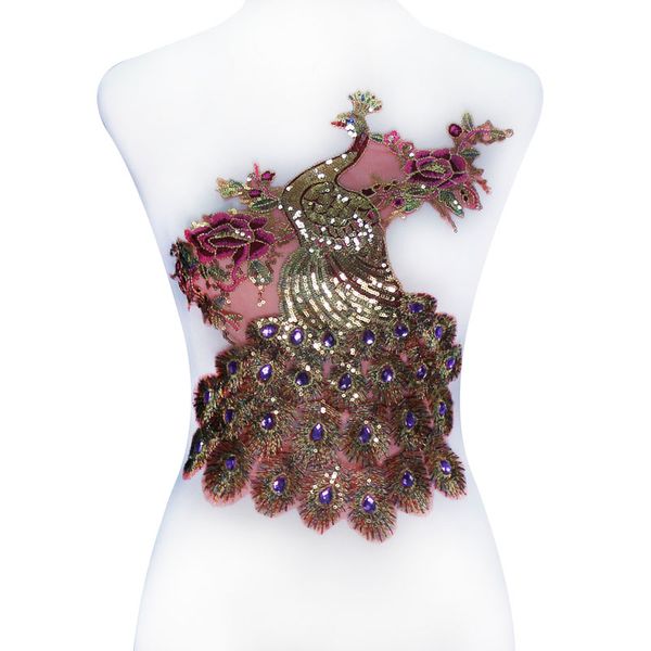 1piece Gold Sequin Павлиньи патчи Бисероплетение Фиолетовые стразы Кружева Вышивка Аппликация Кружева Ткань Мотив Одежда Diy T2247
1piece Gold Sequin Павлиньи патчи Бисероплетение Фиолетовые стразы Кружева Вышивка Аппликация Кружева Ткань Мотив Одежда Diy T2247
