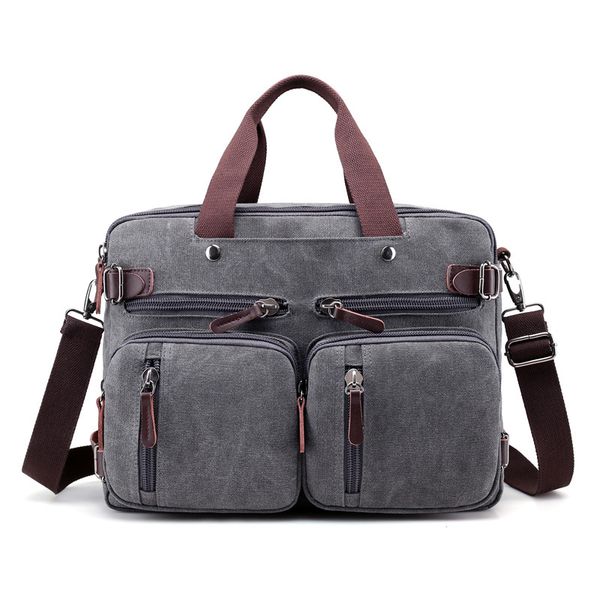Wholesale- Men Quality Canvas Business Shoulder Crossbody Bags Men Messenger Bags Handbag Tote Bag Multifunction Back Pack Laptop Briefcase
Wholesale- Men Quality Canvas Business Shoulder Crossbody Bags Men Messenger Bags Handbag Tote Bag Multifunction Back Pack Laptop Briefcase