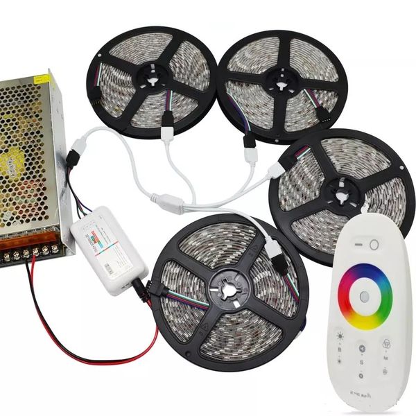 DC 12 в RGB комплект 15 м 20 м 5050 светодиодные полосы света водонепроницаемый + 2.4 г RF пульт дистанционного управления + разъем питания
DC 12 в RGB комплект 15 м 20 м 5050 светодиодные полосы света водонепроницаемый + 2.4 г RF пульт дистанционного управления + разъем питания