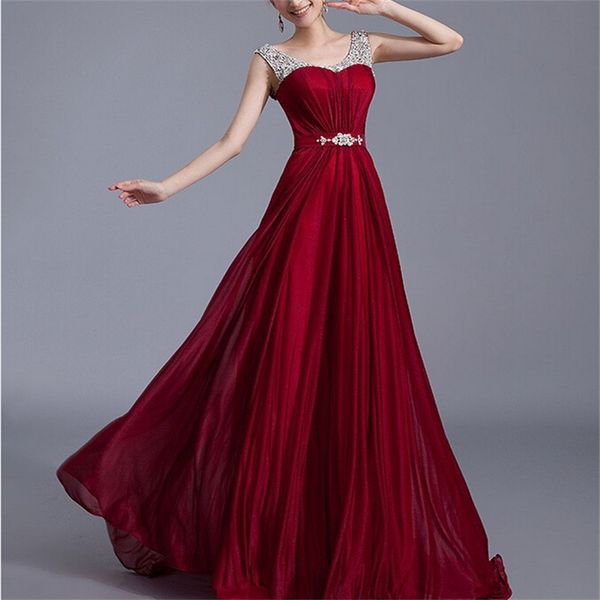 2017 new long evening dresses with beading elegant princess bride gown girls women ball prom party pageant formal dress, Black;red
2017 new long evening dresses with beading elegant princess bride gown girls women ball prom party pageant formal dress, Black;red