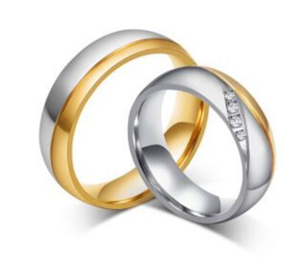 wedding ring for women man gold-color 6mm 316l stainless steel promise jewelry, Silver
wedding ring for women man gold-color 6mm 316l stainless steel promise jewelry, Silver