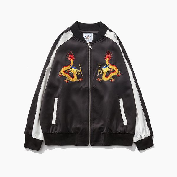 wholesale- the dragon embroidery japanese slim type ancient yokosuka matching unlined upper jacket, Black;brown
wholesale- the dragon embroidery japanese slim type ancient yokosuka matching unlined upper jacket, Black;brown
