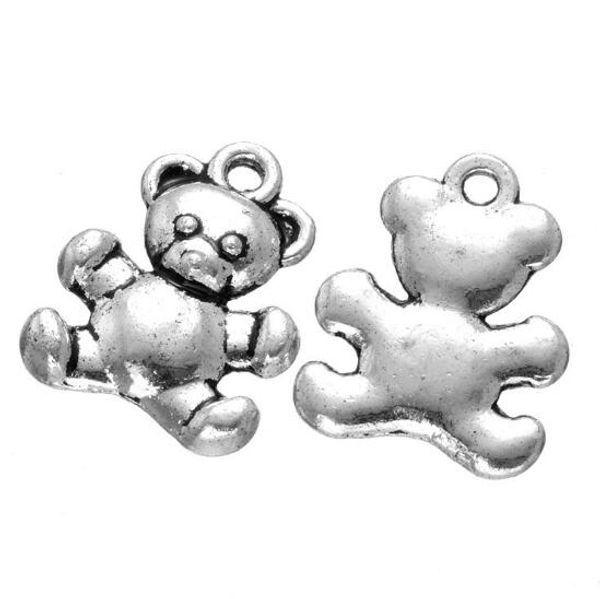 300 pcs antique silver bear charms pendants good for you diy craft, jewelry making ing, Bronze;silver
300 pcs antique silver bear charms pendants good for you diy craft, jewelry making ing, Bronze;silver