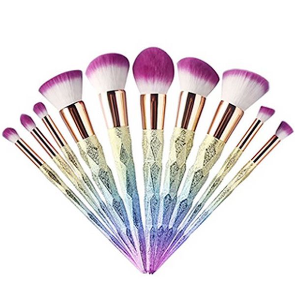 mermaid makeup brushes sets cosmetics brush 10 bright color spiral shank 3d colorful unicorn screw makeup tools 2017 2018
mermaid makeup brushes sets cosmetics brush 10 bright color spiral shank 3d colorful unicorn screw makeup tools 2017 2018