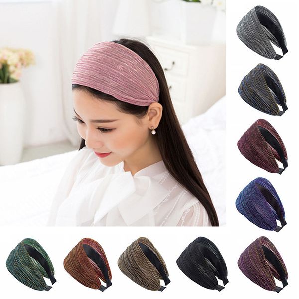 fashion women lady wide pleated hair band hoop headband hair accessories #r495, Black;brown
fashion women lady wide pleated hair band hoop headband hair accessories #r495, Black;brown