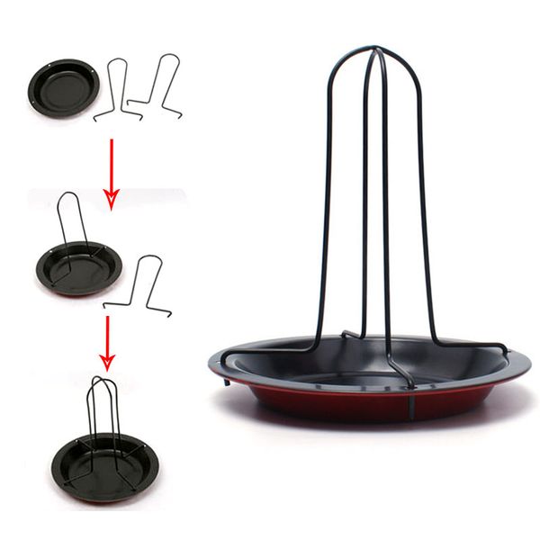 wholesale- carbon steel upright portable chicken roaster tray rack non-stick baking plate
wholesale- carbon steel upright portable chicken roaster tray rack non-stick baking plate