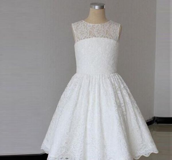 new flower girl dresses keyhole wedding party dress lace communion pageant dress for little girls kids/children dress, White;blue
new flower girl dresses keyhole wedding party dress lace communion pageant dress for little girls kids/children dress, White;blue