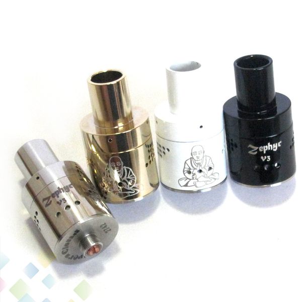 

Zephyr Buddha V3 18650 RDA Rebuidable Atomizer 22mm Diameter 4 DIY Post Airflow Control 510 Thread fit 18650 Ecigarette DHL Free