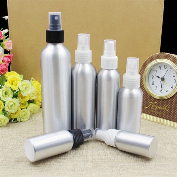 

fast delivery aluminium bottle spray bottles for perfume refillable cosmetic packing make-up containers 30ml/50ml/100ml/120ml/150ml/250ml