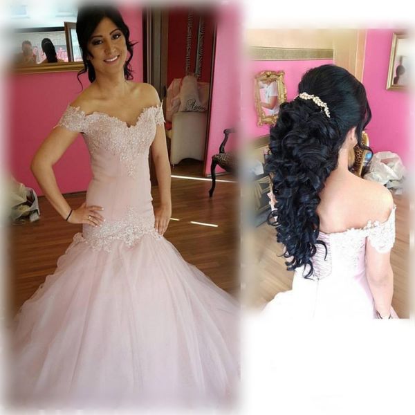 blush pink cap sleeves mermaid prom dresses 2018 lace appliques lace up back evening gowns women formal party dress custom made vestidos, Black
blush pink cap sleeves mermaid prom dresses 2018 lace appliques lace up back evening gowns women formal party dress custom made vestidos, Black