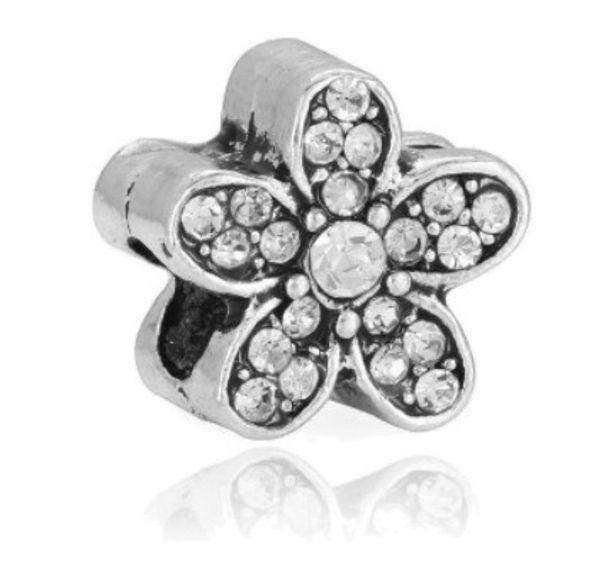 fits sterling silver bracelet crystal five-petaled flowers beads charms for diy european style snake chain fashion diy jewelry wholesale, Black
fits sterling silver bracelet crystal five-petaled flowers beads charms for diy european style snake chain fashion diy jewelry wholesale, Black