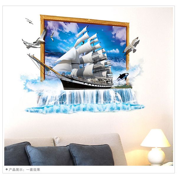 sailing boat 3d creative window view seascape decal removable wall sticker home decor mural art wallpaper
sailing boat 3d creative window view seascape decal removable wall sticker home decor mural art wallpaper